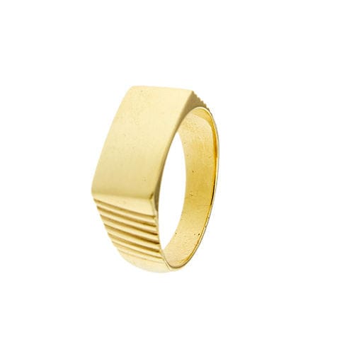 Bague Bague bouclier en or jaune pour homme 58 Facettes 29999