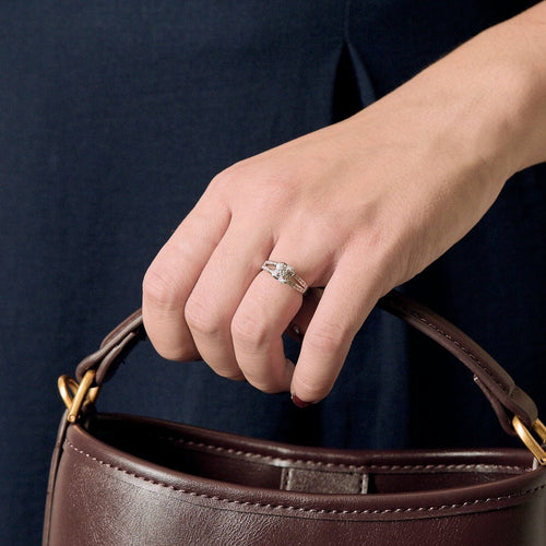 Bague 48 BAGUE OR BLANC ET DIAMANTS 58 Facettes BO/250011/