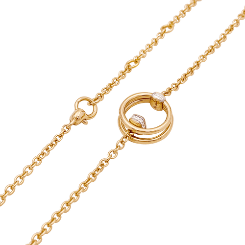 Collier Collier Pomellato, "Together", or rose, diamants. 58 Facettes 34124