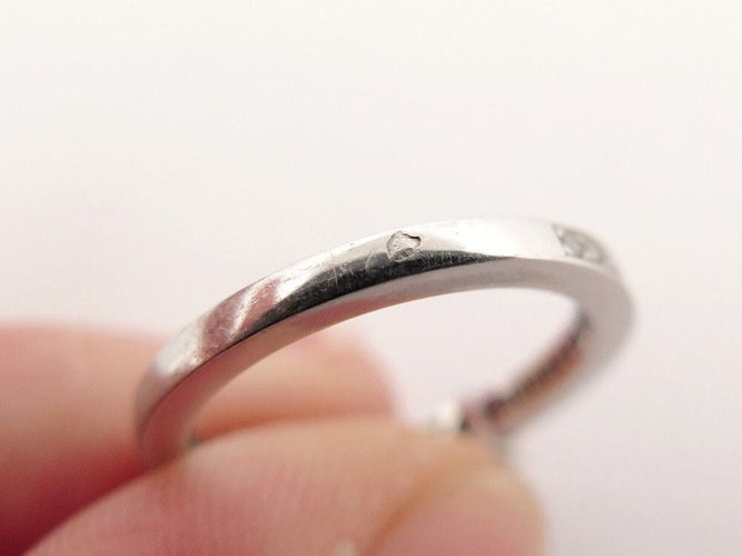 Bague 54 bague CHAUMET triomphe josephine eclat d'eternite platine 58 Facettes 259901