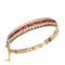Bracelet Bijoux de la Grande Époque : Bracelet jonc victorien en rubis 58 Facettes 21273-0594