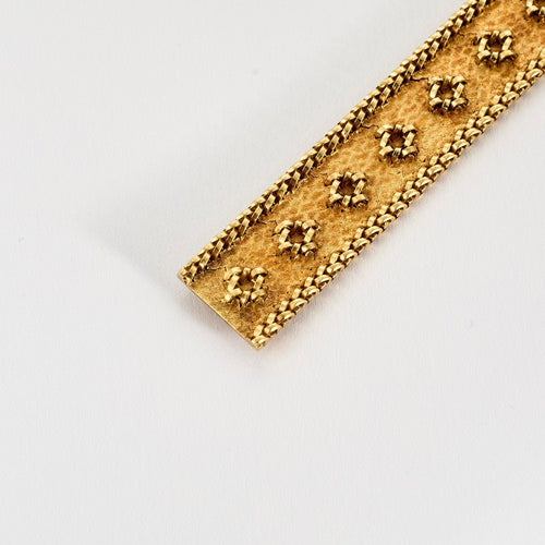 Bracelet Bracelet ruban or jaune 58 Facettes CHAL04513