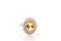 Bague 47.5 Bague saphir jaune non chauffé de 2,22cts 58 Facettes 27417-27578-27187