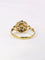 Bague 54 Bague or jaune marguerite diamants 58 Facettes J395