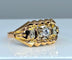 Bague 54 Bague en or jaune et diamants 58 Facettes AB311