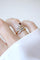 Bague 52.2 Bague Ancienne en Or Jaune Fleur Rubis et Diamants 58 Facettes