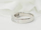 Bague 50 Demi alliance en or blanc et diamants 1.06cts 58 Facettes 33182