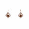 Boucles d'oreilles Boucles d'oreilles dormeuses deux ors à la rose 58 Facettes 24-293