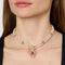 Collier Van Cleef & Arpels - Collier en perles de culture, cristal de roche, rubis et diamants 58 Facettes 22741