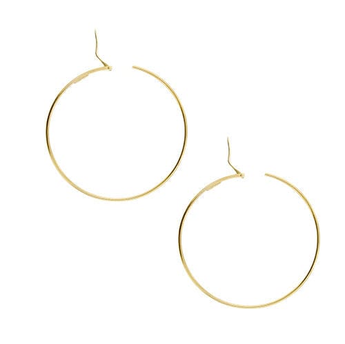 Boucles d'oreilles Grandes boucles d'oreilles créoles 58 Facettes 29276