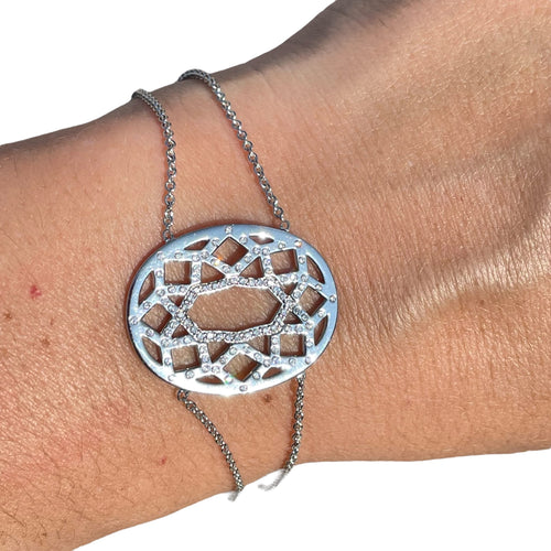 Bracelet Bracelet Lisonia en or blanc 58 Facettes 125