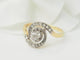 Bague 54.5 Bague tourbillon en or bicolore et diamants 58 Facettes 33317