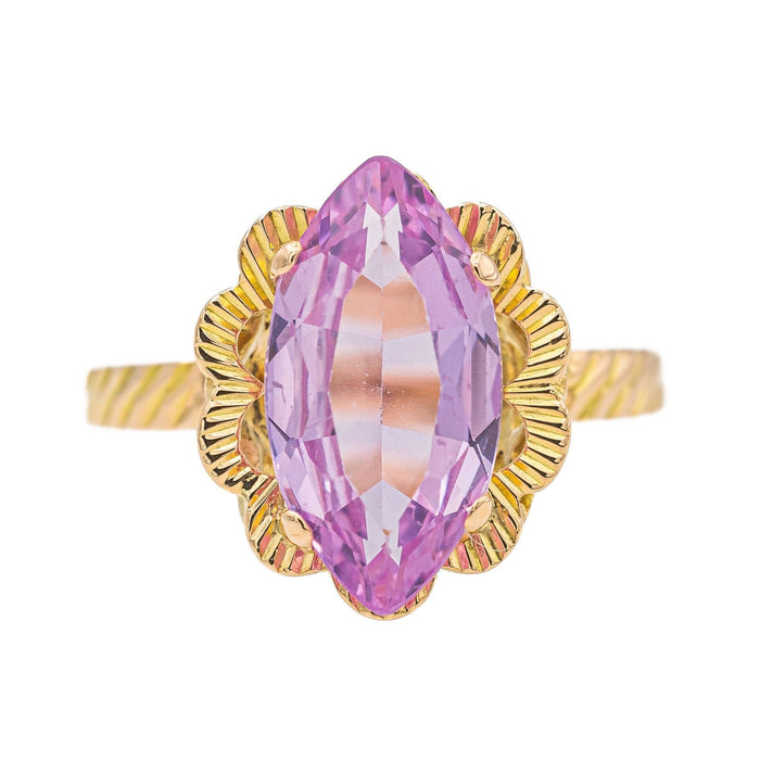 Bague 55.5 Bague Or rose Kunzite 58 Facettes 2663488CN