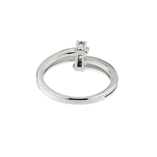 Bague Bague trilogie sertie de diamants de 0,18 ct 58 Facettes 35929
