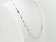 Collier Collier grain de café or jaune et blanc 58 Facettes GDC