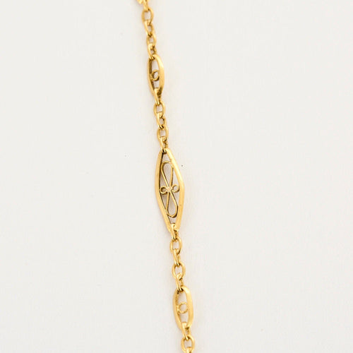 Collier Longue chaine or jaune 58 Facettes CHAL01723