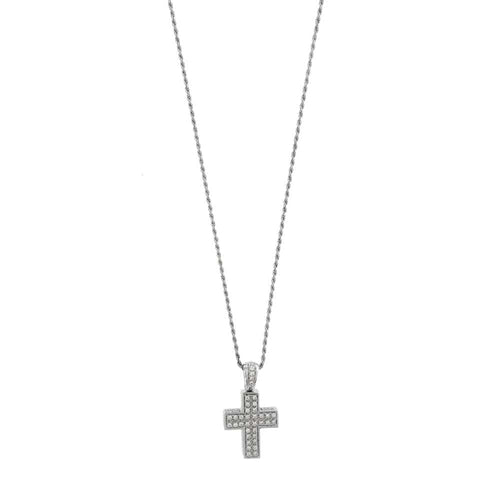 Collier Collier Pendentif croix et diamants 58 Facettes 32812