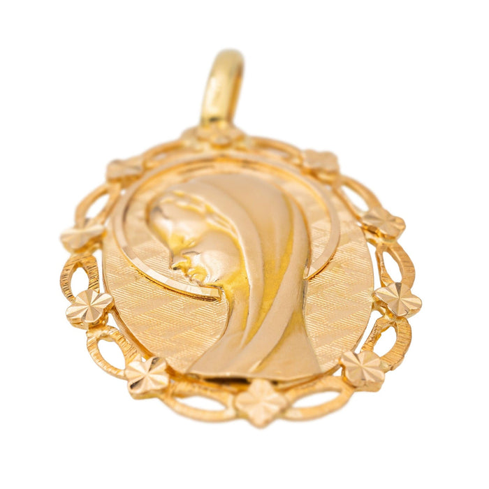 Yellow Gold Religious Pendant