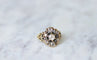 Bague Bague marguerite ancienne en or et diamants taille rose 58 Facettes