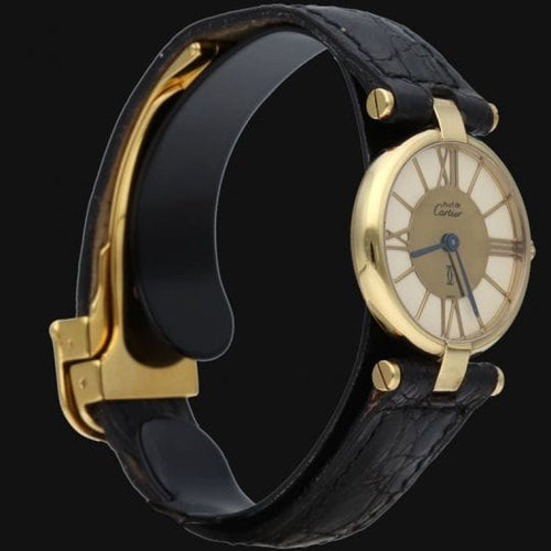 Montre Cartier Montre Must De Cartier Vermeil 58 Facettes MT44859