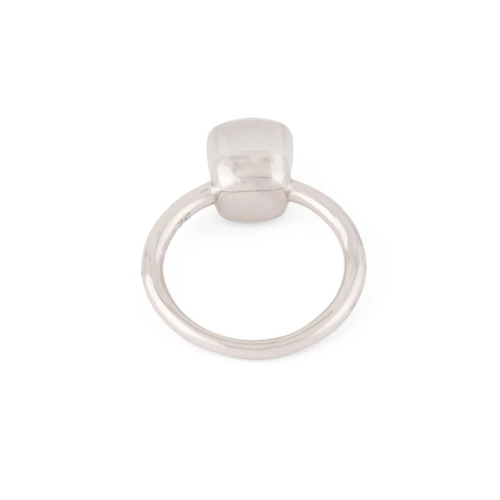 Bague 49 Pomellato - Bague Nudo Or Blanc Quartz Laiteux Diamants 58 Facettes 1