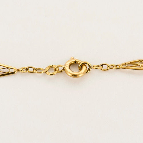 Collier Collier draperie or jaune 58 Facettes CHAL0172