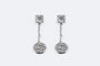 Boucles d'oreilles Oro Bianco Orecchini pendenti in oro bianco con diamanti 58 Facettes ORC218