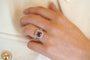 Bague 52 Bague vintage saphir et diamants en platine 58 Facettes 25159-25788