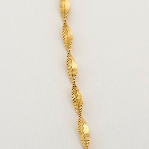 Collier Chaine torsadée or jaune 58 Facettes PAL30452