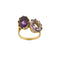 Bague 62 Bague Toi & Moi améthystes 58 Facettes 30179