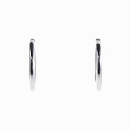 Boucles d'oreilles Boucles d'Oreilles Créoles Or Blanc et Diamants 58 Facettes 2.18048