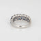 Sapphire Diamond Band Sz 6.25 Estate 18k White Gold Gemstone Ring Stacking 58 Facettes G13655