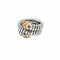 Bague 55 BULGARI - Bague Serpenti Tubogas en acier, or rose et diamants 58 Facettes