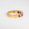 Tiffany & Co Ruby Diamond Ring 4mm Band Vintage 18k Yellow Gold Signed Jewelry 58 Facettes G13930