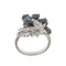 Bague Bague contraire avec diamants et saphirs 58 Facettes 35139