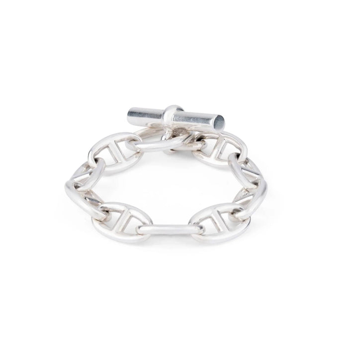 Collier Hermès - Bracelet Chaine d'Ancre en Argent 58 Facettes 1