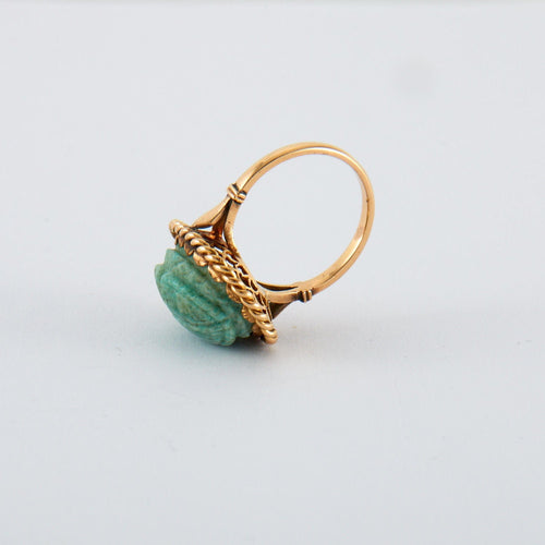 Bague 53.5 Bague Scarabée  Turquoise 58 Facettes