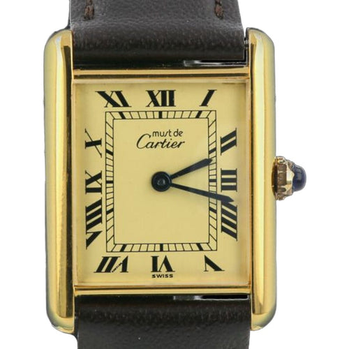 Montre Cartier Montre Tank Vermeil 58 Facettes MT42217