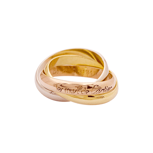 Bague 55 Bague CARTIER Trinity Must, trois ors. 58 Facettes 34532