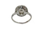 Bague 49 Bague marguerite platine et diamants 58 Facettes 0032101