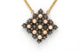 Collier Collier Art Déco en or jaune, argent, perles et diamants 58 Facettes 21051