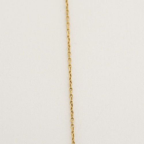 Náhrdelník ze žlutého zlata a ametystu 