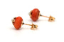 Boucles d'oreilles Boucles d'oreilles Napoléon III en or jaune serties de perles et de corail 58 Facettes 22002
