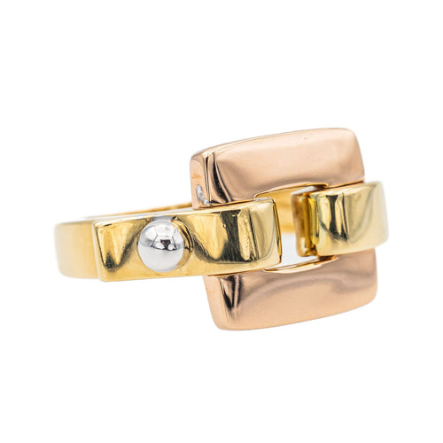 Bague 54 Guy Laroche Bague 3 Ors  Or jaune, Or rose, Or blanc 58 Facettes 3157108CN