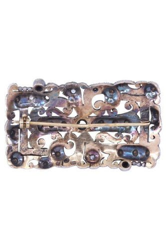 BROCHE ANCIENNE 58 Facettes 095261
