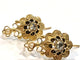 Boucles d'oreilles Boucles d'oreilles anciennes or jaune, diamants et perles 58 Facettes
