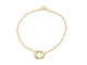 bracciale CARTIER love su catena b6027100 t17.5 in oro giallo 18k 4.1gr 