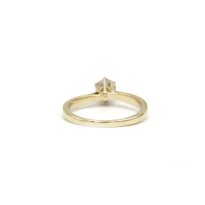 Bague 49 Solitaire or jaune diamant 58 Facettes 240326R