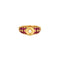 Bague 51.5 Bague or jaune sertie d'un diamant avec rubis 58 Facettes LP779/13