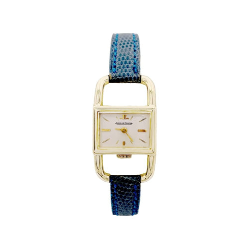 Montre Montre Jaeger-Lecoultre, "Etrier", or jaune, cuir. 58 Facettes 35123